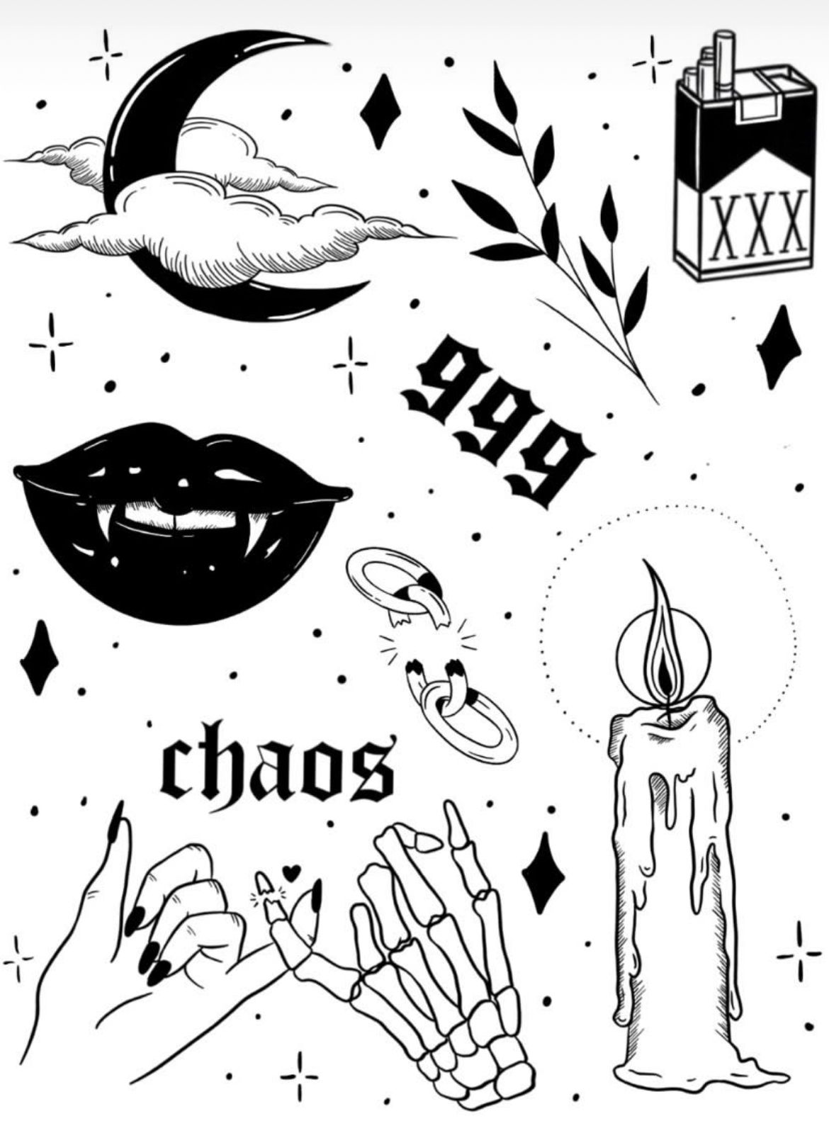 Chaos Symbol Enough Tattoo Compass Tattoo Fish Tattoos Chaos