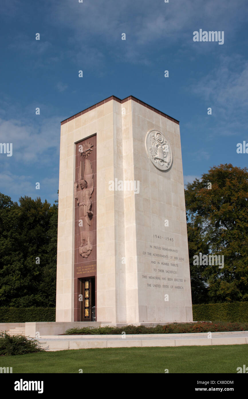 Chapel Of Rest Luxembourg American Cemetery Hamm Luxembourg Stock Photo