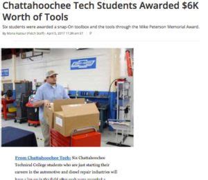 Chattahoochee Tech Students Awarded 6K Worth Of Tools