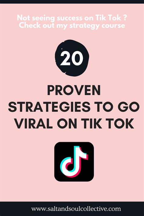 Check Out My Tik Tok Strategy Course Social Media Marketing Plan