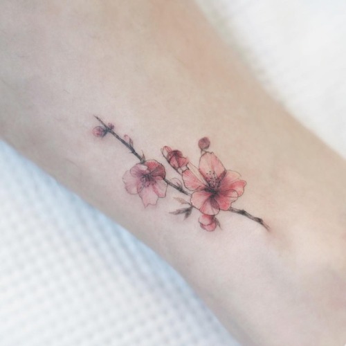 Cherry Blossom Tattoo Artist Tattooistwonseok Seoul