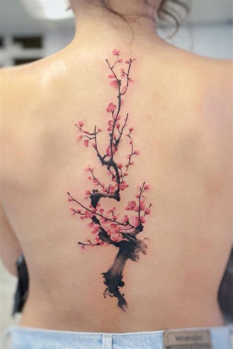 Cherry Blossom Tattoo Back Tattoo Bozze Per Tatuaggi Idee Per Tatuaggi Tatuaggi