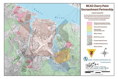 Cherry Point Conservation Initiative Map Cherry Point North Carolina