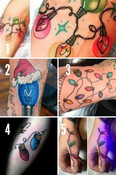 Christmas Lights Tattoo All Things Tattoo