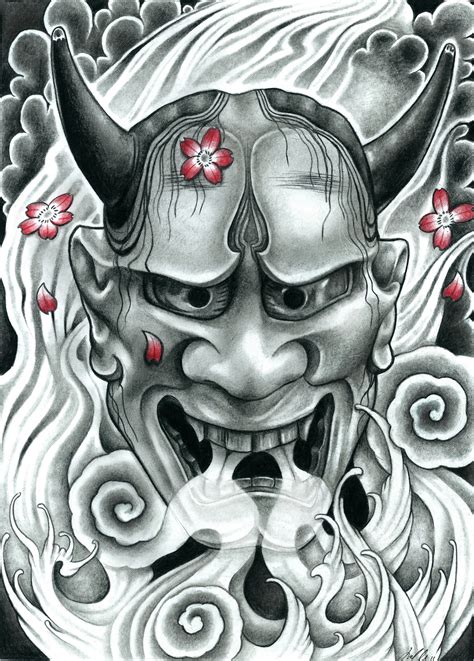 Chronic Ink Tattoo Toronto Tattoo Skull Samurai And Hannya Mask By