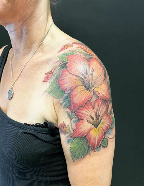 Classy Shoulder Tattoos Females Designs And Ideas