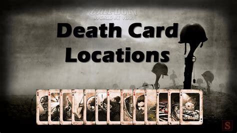 Cod Waw Death Card Locations Youtube