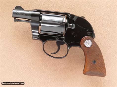 Colt Agent Revolver 38 Special Shrouded Hammer With Box For Sale