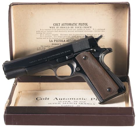 Colt Super 38 Semi Automatic Pistol