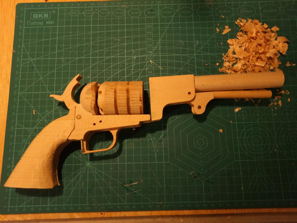 Colt Walker Dragoon 1848 In Progress R Woodworking