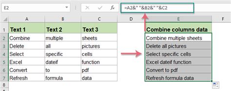 Combine Cells From Multiple Columns With Dash In Excel