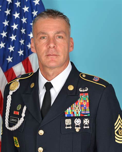 Command Sergeant Major Andrew Lombardo U S Army Reserve Article View