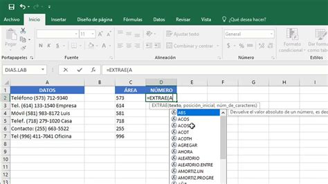 Como Extraer Caracteres De Una Cadena De Texto En Excel 2019 Conocelo