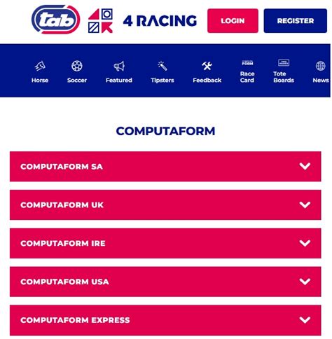 Computaform Racecards Download Guide The Gambler