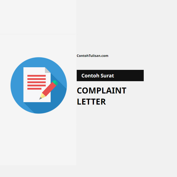 Contoh Surat Complaint Letter 51 Koleksi Gambar