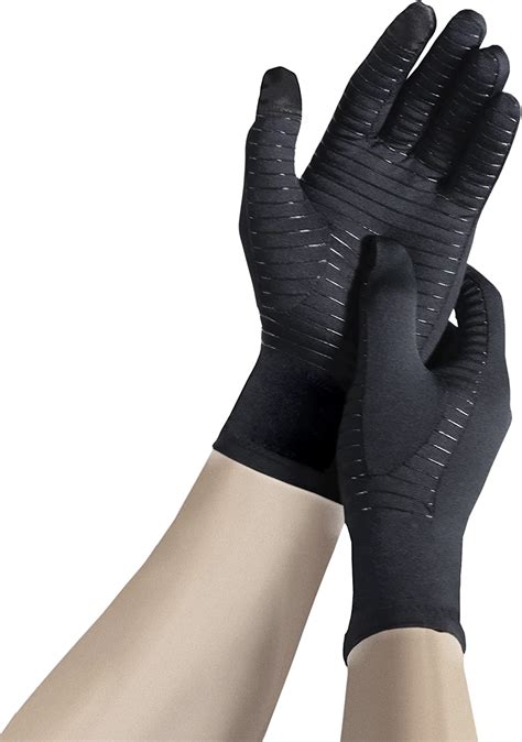 Copper Fit Guardwell Gloves Full Finger Hand Protection X Large Black