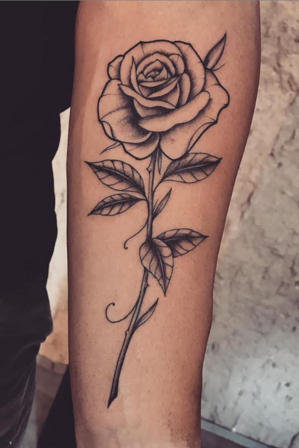 Cross With Rose Tattoo Rose Tattoo Beautiful Tattoos Cool Tattoos