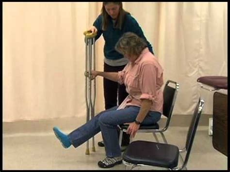 Crutch Gait Training Physical Therapy Assistant Skills Video 1 Youtube