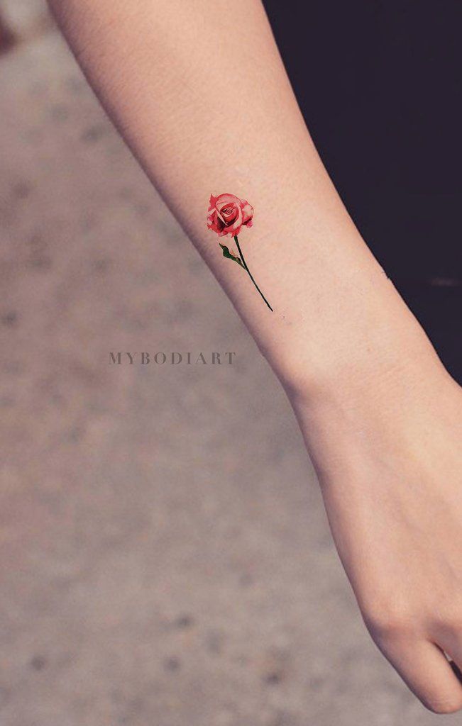 Cute Black Floral Flower Wrist Tattoo Ideas For Women Www Mybodiart