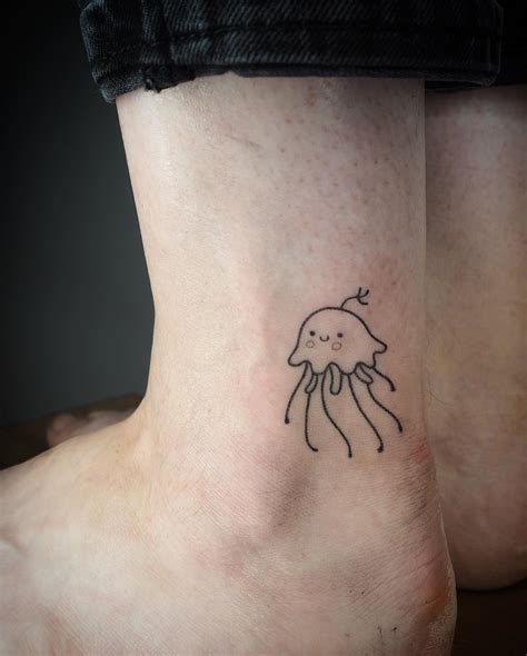 Cute Jellyfish Tattoo Design