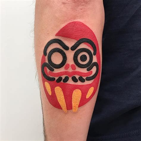 Daruma Tattoo By Mambotattooer Doll Tattoo Ink Master Tattoos