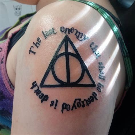 Deathly Hallows Tattoo Explained 100 Deathly Hallows Tattoo Designs