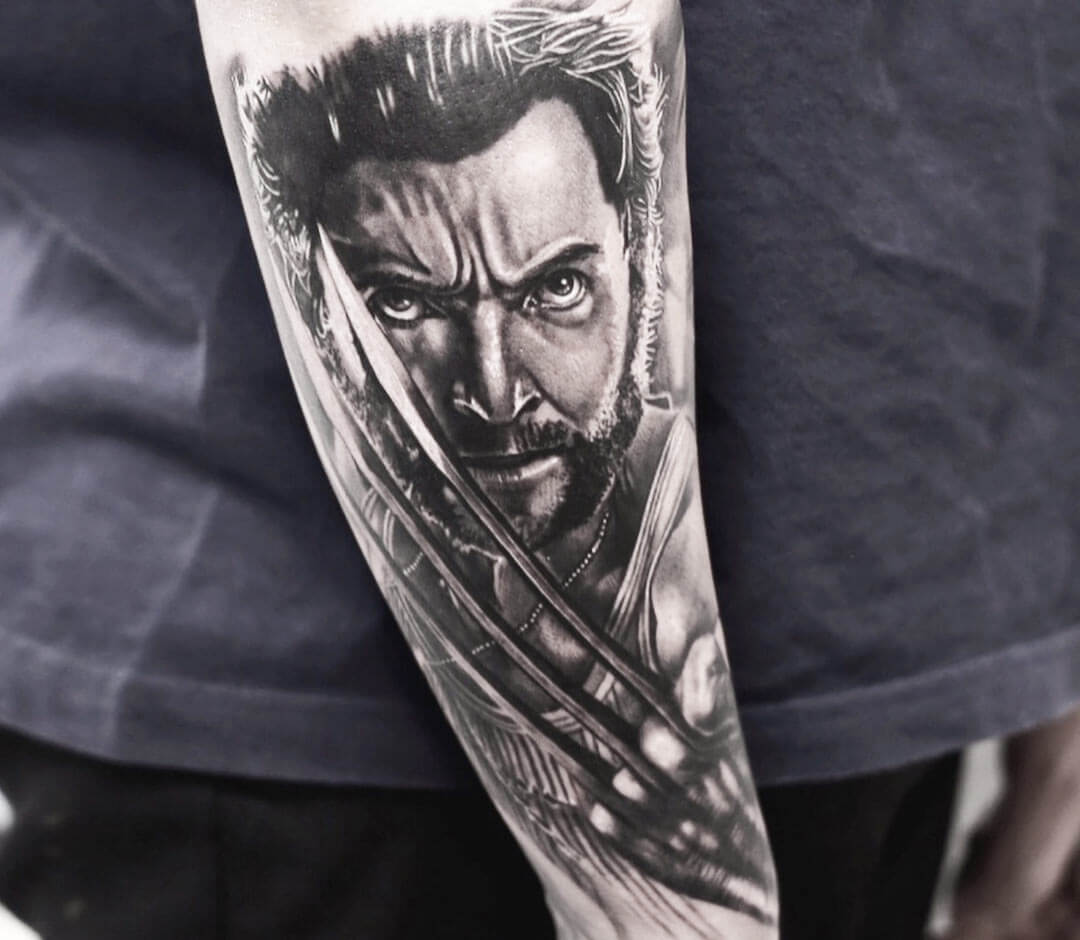 Design Tattoo Wolverine