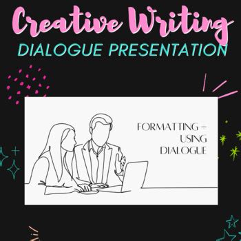 Dialogue In Creative Writing Bundle Guided Notes Presentation