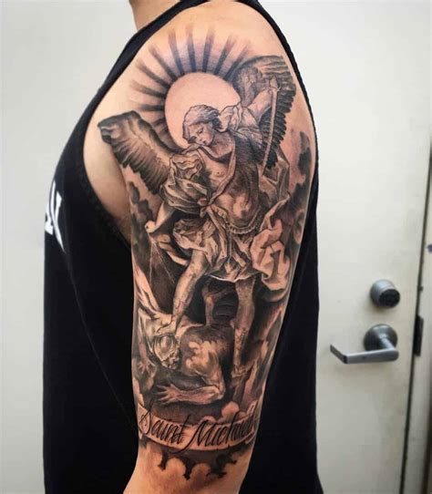 Discover 63 St Michael The Archangel Tattoo Forearm Best In Cdgdbentre