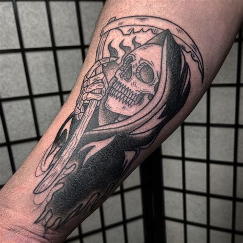 Discover More Than 66 Forearm Reaper Tattoos Super Hot In Cdgdbentre