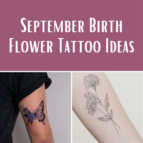 Discover More Than 83 Small September Birth Flower Tattoo Latest In