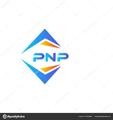 Dise O De Logotipo De Letra Pnp Sobre Fondo Blanco Concepto De Logotipo De C Rculo De Iniciales