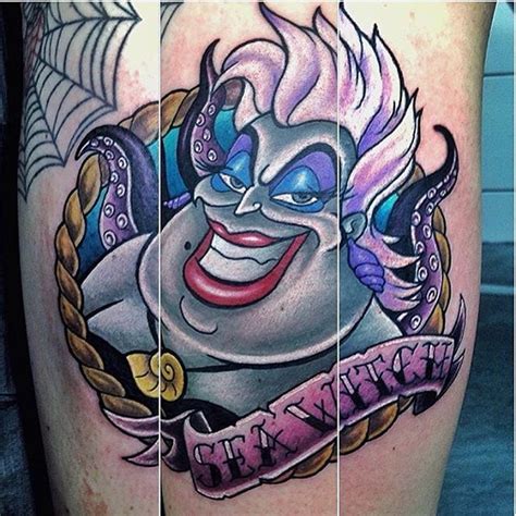 Disney Ink Fiends On Instagram In Love With This Ursula Tattoo By