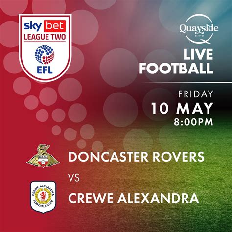 Doncaster Rovers Vs Crewe Alexandra 10Th May 2024 Quayside