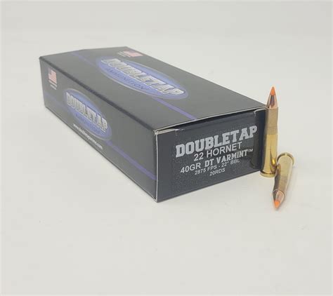 Doubletap 22 250 Ammunition Varmint 2225040Bk 40 Grain Ballistic Tip 20