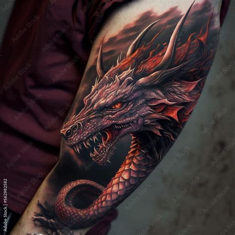 Dragon Head Tattoo Tattoo Design