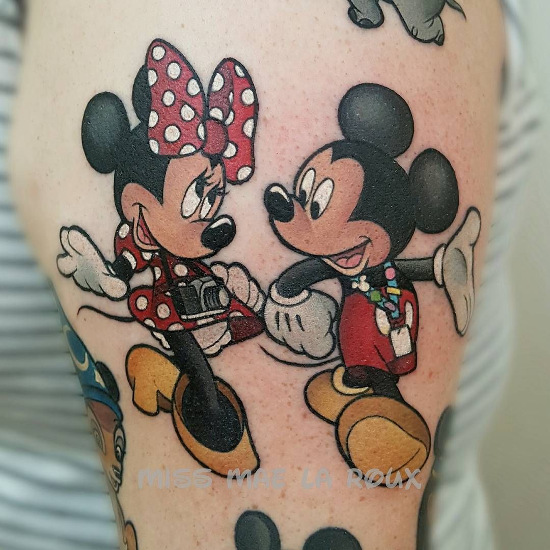 Dreamcatcher Mickey And Minnie Mouse Mickey Mouse Tattoos Mickey