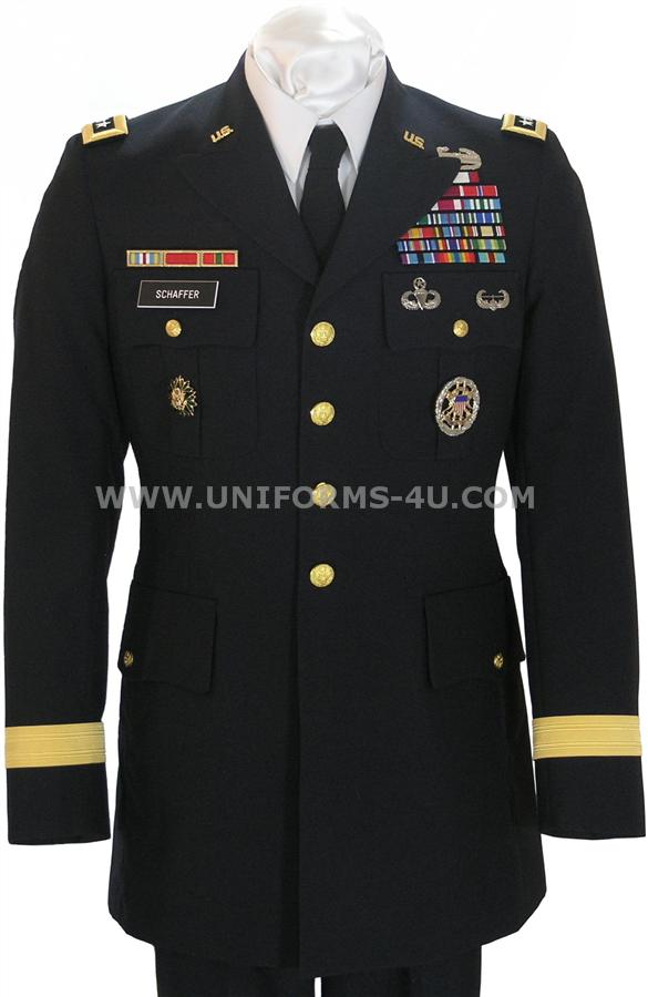 Dress Blue Army Uniform Regulations