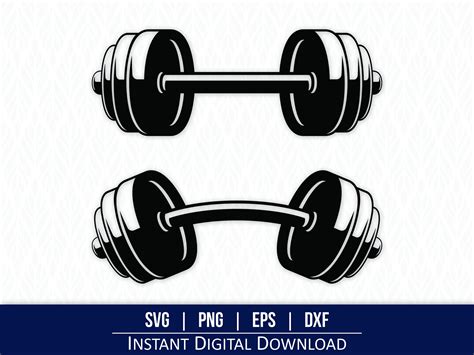 Dumbbell Svg Weights Svg Lifting Svg Exercise Svg Dumbbell Etsy Israel