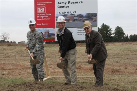 Dvids Images Fort A P Hill Breaks Ground For U S Army Reserve Center