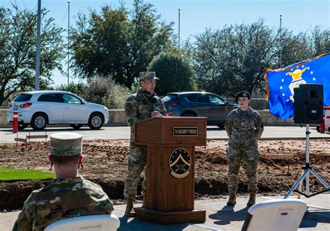 Dyess Visitor Control Center Conducts Groundbreaking Ceremony