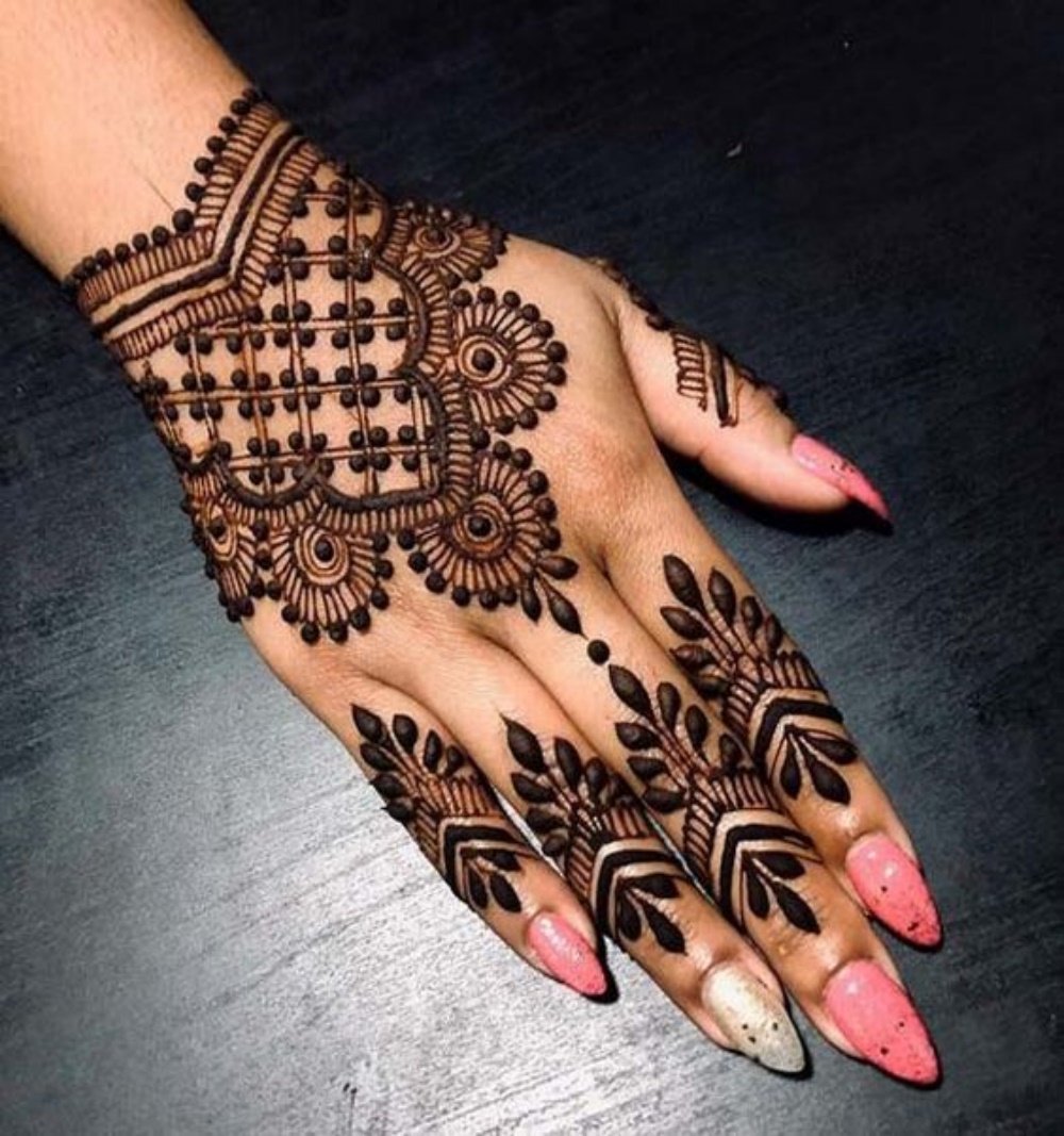 Easy Mehndi Designs Drawings