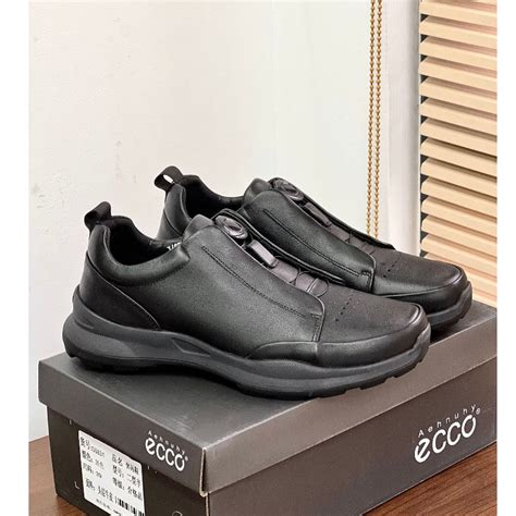 Ecco Boa Sports Leather Shoes Business Casual Leather Shoes Shopee