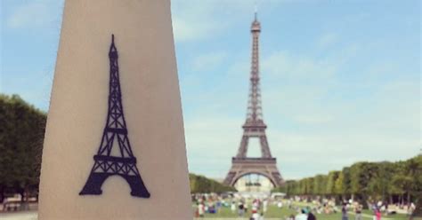 Eiffel Tower Tattoos Popsugar Smart Living