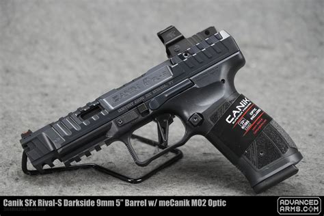 Embrace Darkness Now With The Canik Sfx Rival S 9Mm Darkside Black