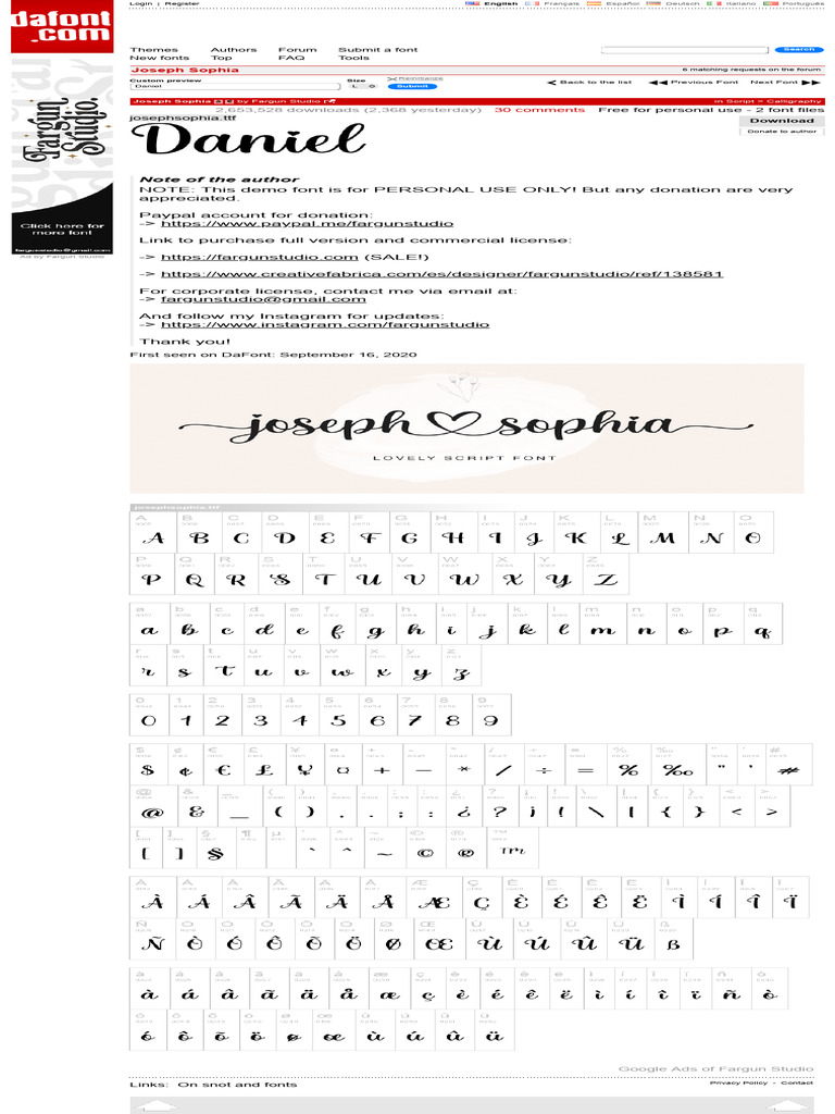 Emma Sophia Font