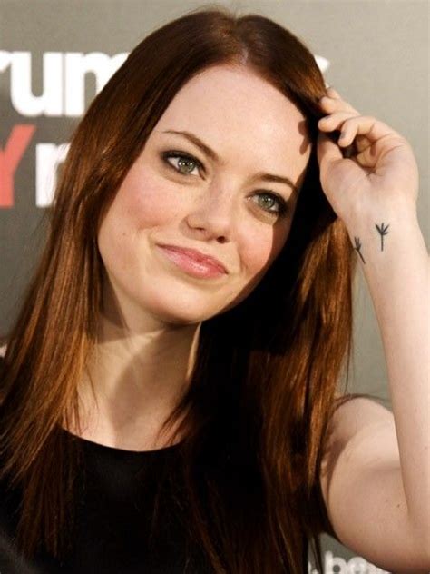 Emma Stone Tattoo 6K Pics