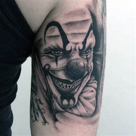 Evil Clown Tattoos Tons Of Tattoo Designs Ideas Meaning Tattoo