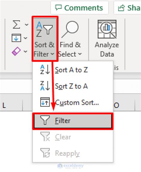 Excel Filter Shortcut Become A Shortcut Expert