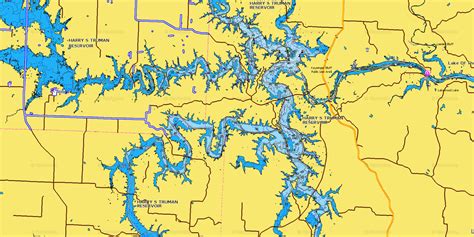 Explore The Enchanting Map Of Truman Lake A Comprehensive Guide